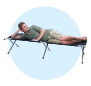 تخت خواب فلزی تاشو کمجا